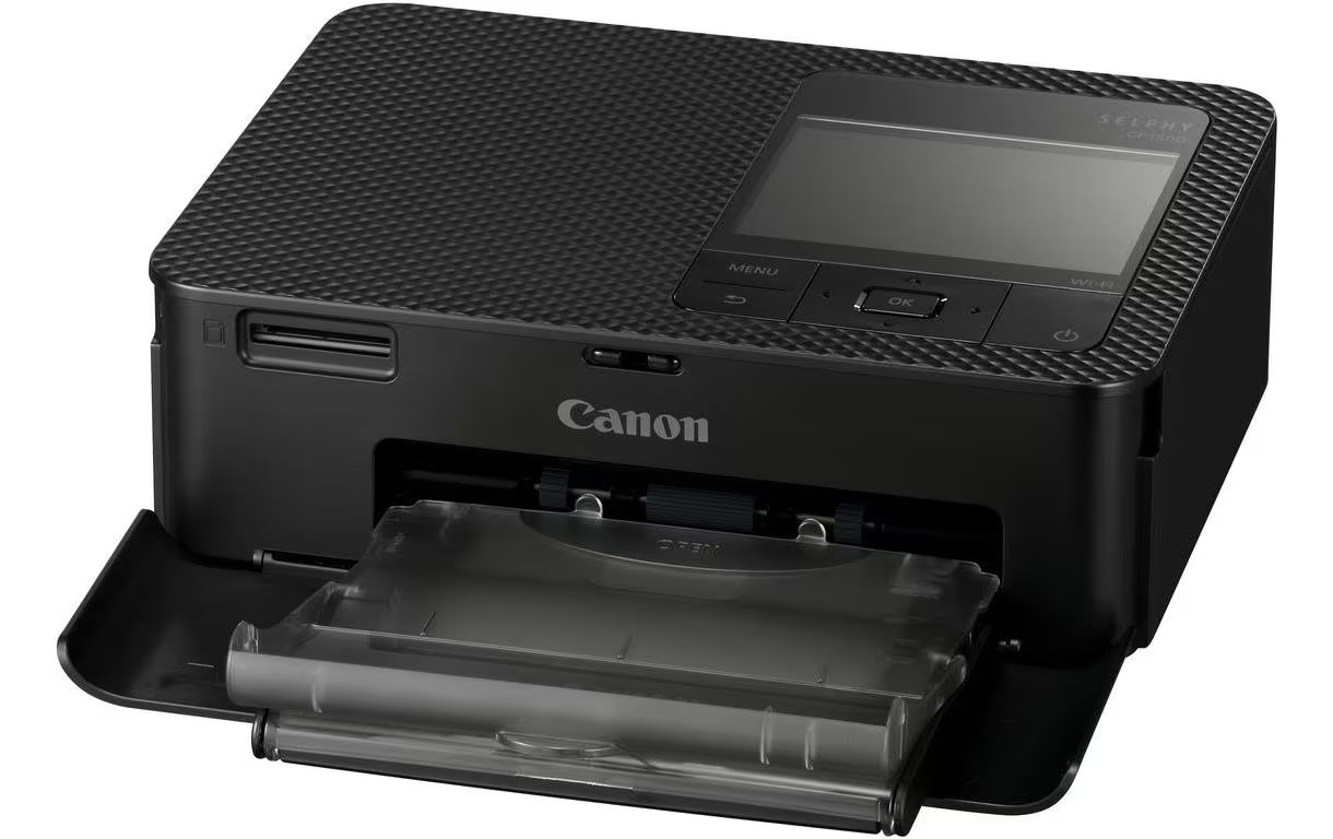 Canon SELPHY CP1500 Fotodrucker mit Display, WLAN, schwarz