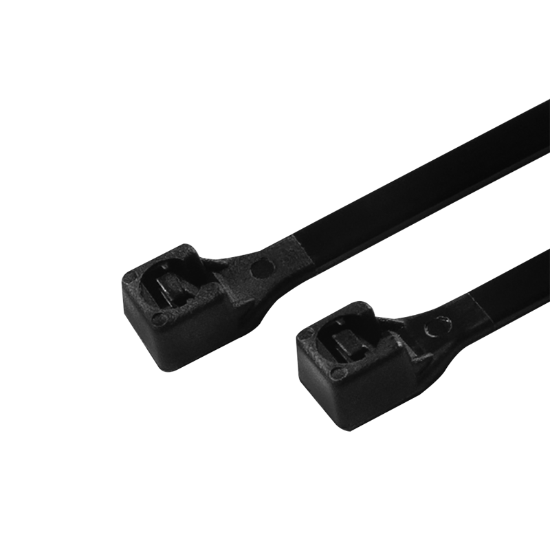 Kabelbinder, 100 x 2.5 mm, weiss, 100 Stück, schwarz