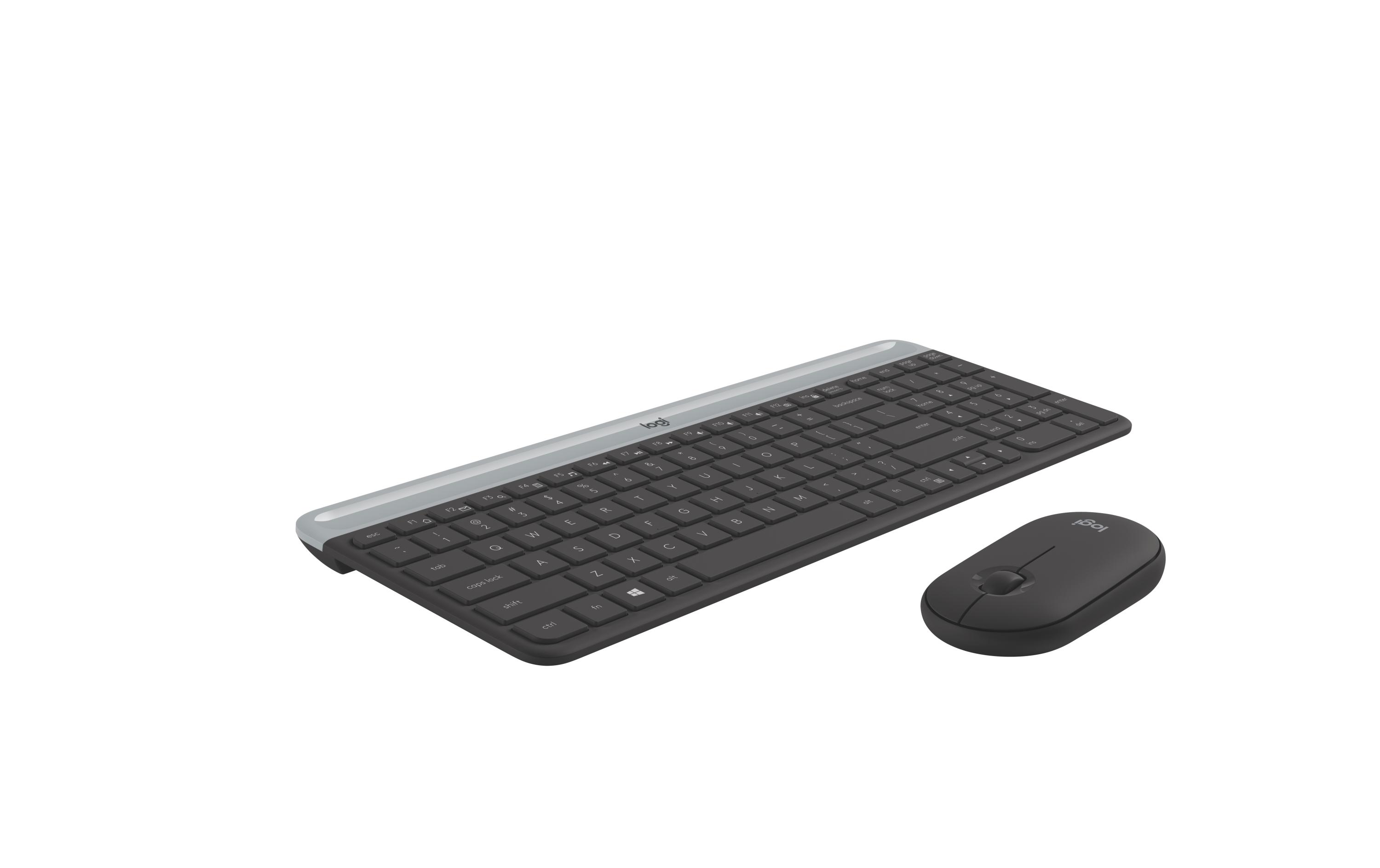 Logitech Tastatur-Maus-Set MK470 Graphite (kabellos)