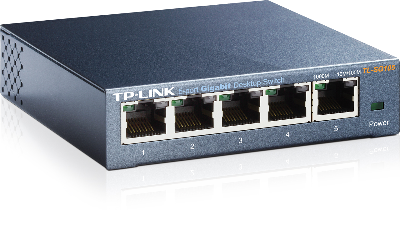 Netzwerk-Switch 5 Port 10/100/1000 (Gigabit), TP-Link TL-SG105