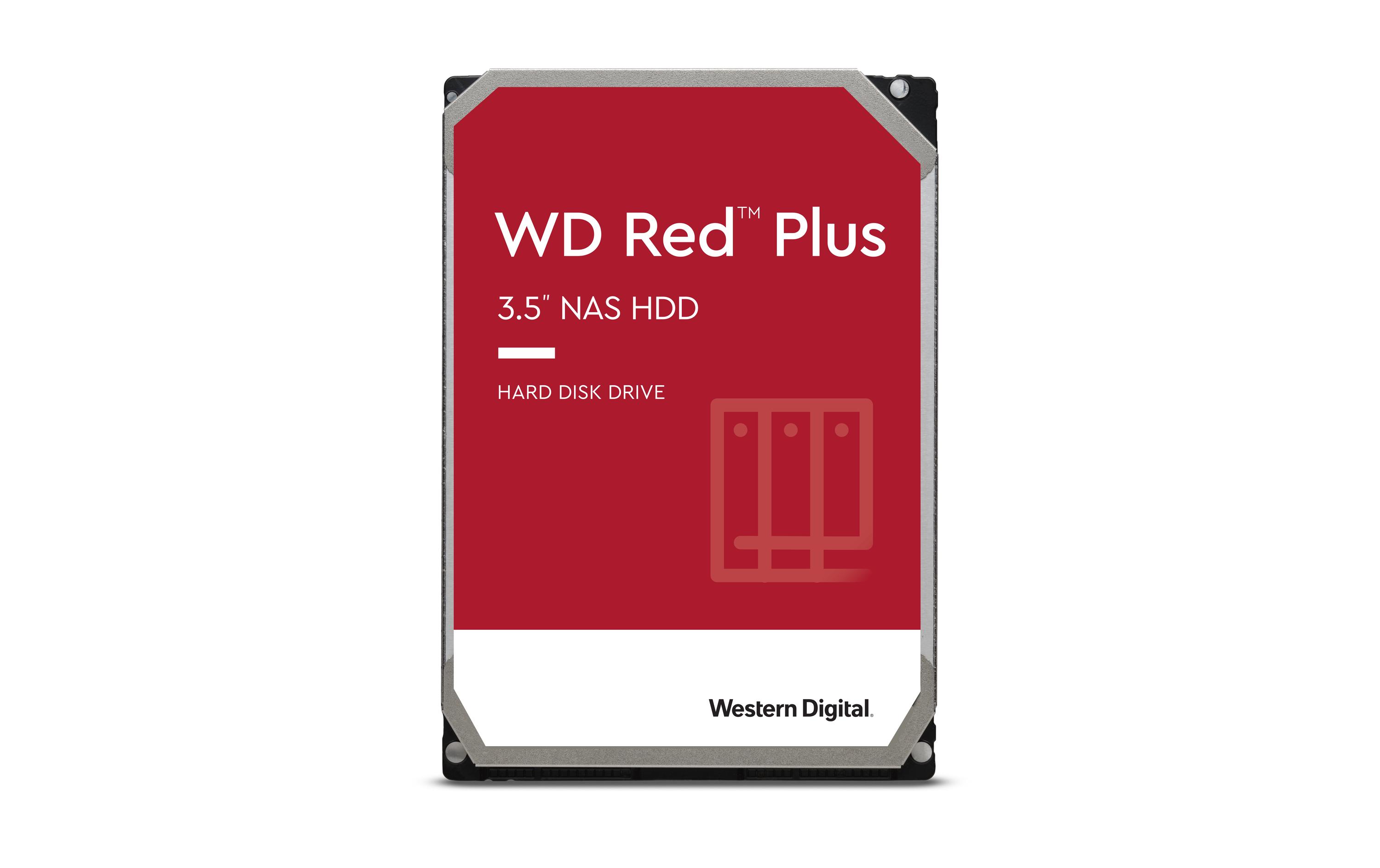 Harddisk S-ATA 6 TB Western Digital WD60EFPX, WD Red Plus für NAS