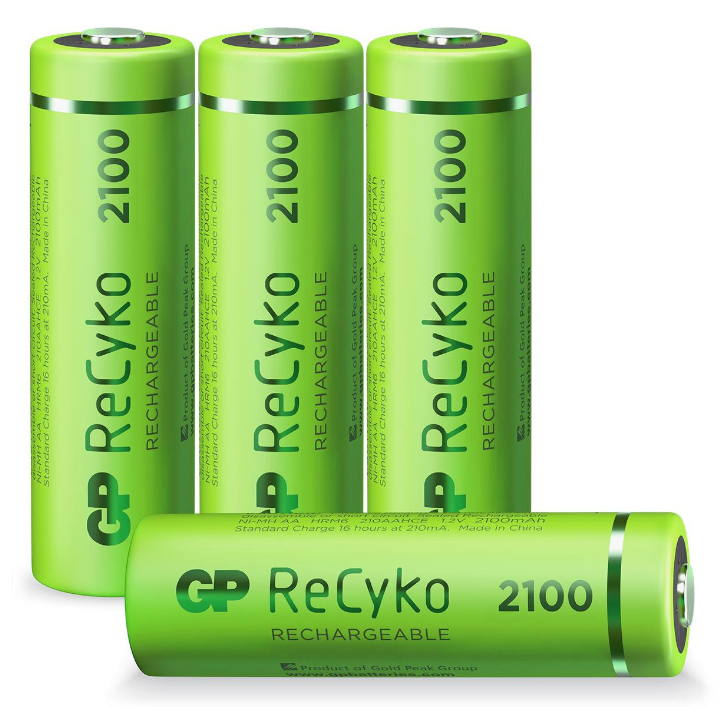 GP Batteries RECYKO+ Akkus AA- 4er Pack