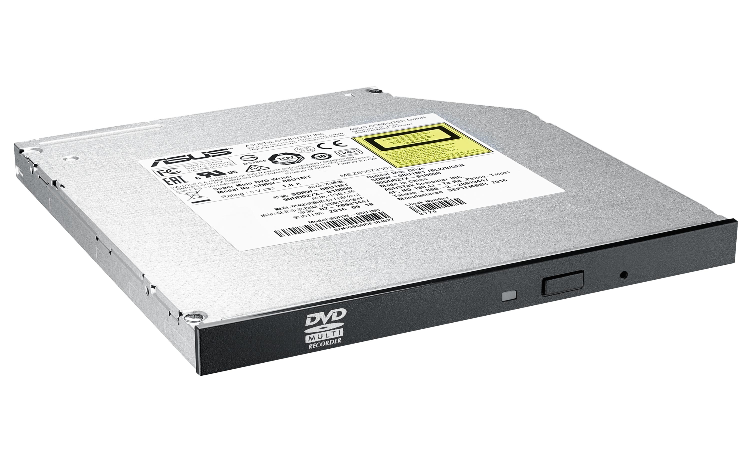 DVD-RW-Laufwerk Ultra Slim für Notebooks 90DD027X-B1000