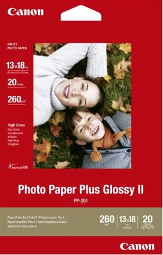 Fotopapier Canon PP-201, 20 Blatt, 275 g/m2, 13 x 18 cm