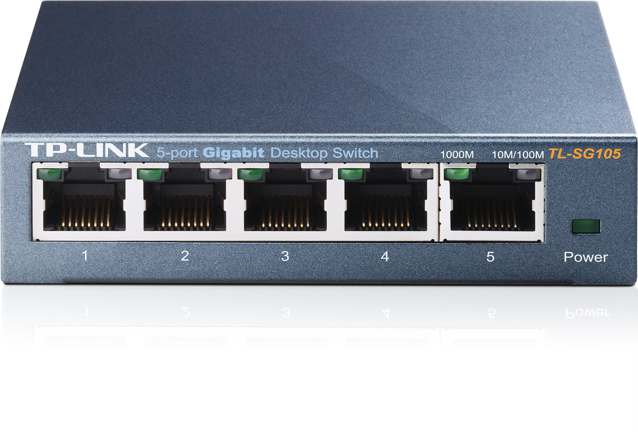 Netzwerk-Switch 5 Port 10/100/1000 (Gigabit), TP-Link TL-SG105