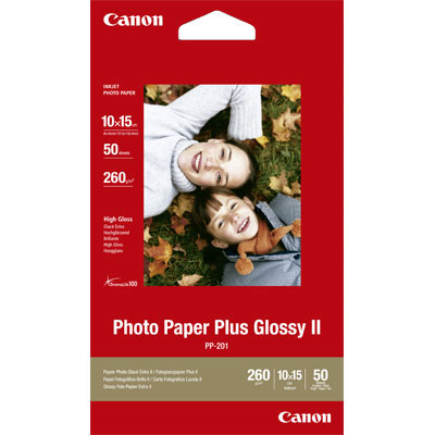 Fotopapier Canon PP-201, 50 Blatt, 275 g/m2, 10 x 15 cm