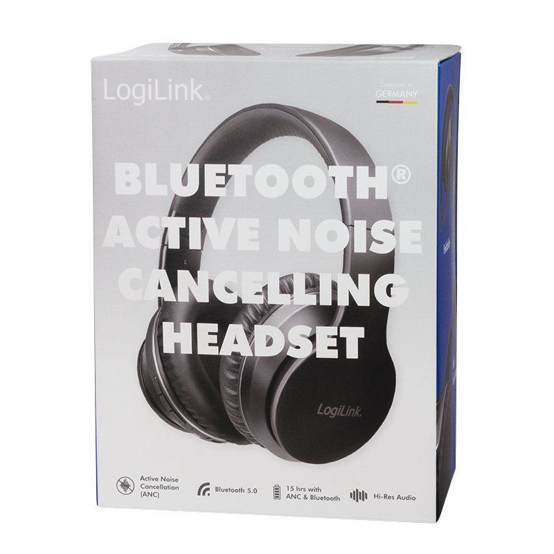 Logilink Bluetooth Active-Noise-Cancelling-Headset