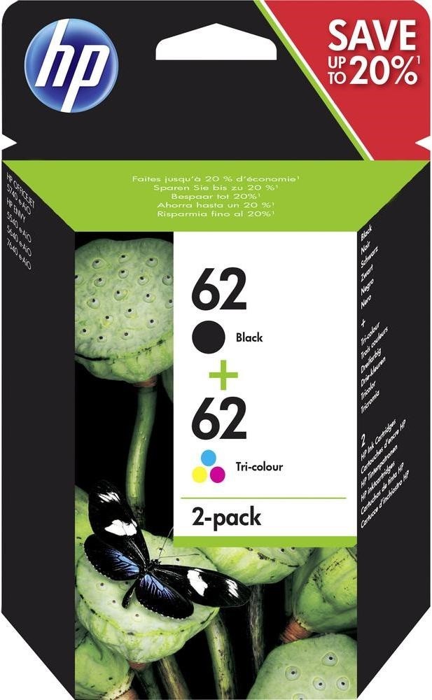 HP Patrone 62 black + color Value Pack (N9J71AE)