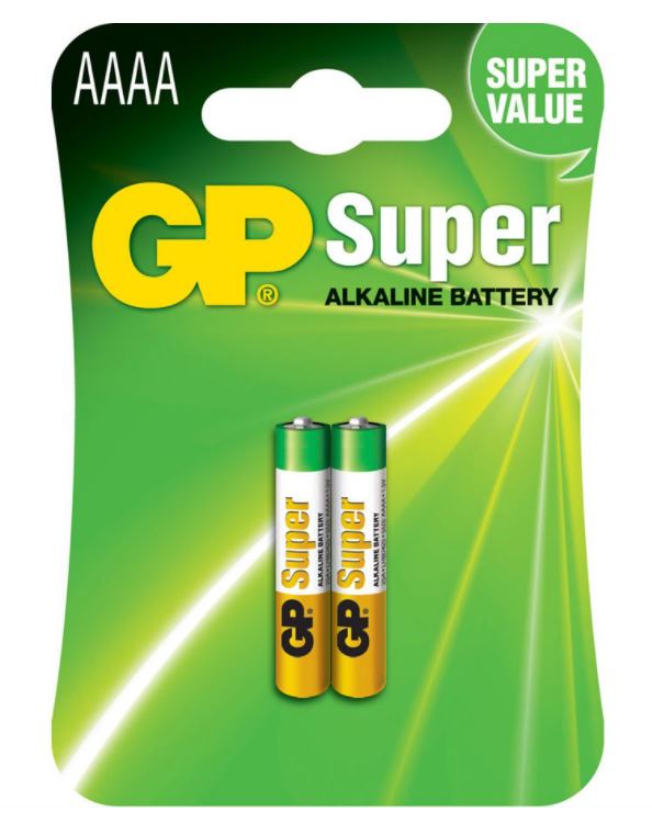 GP Batteries Alkaline Batterien AAAA - 2er Pack