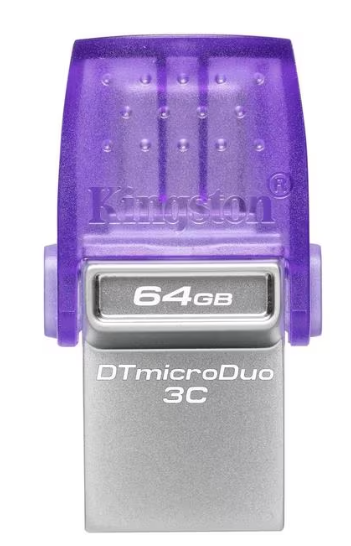 Kingston USB-Stick DataTraveler microDuo 3C G3 USB3.1 - 64 GB
