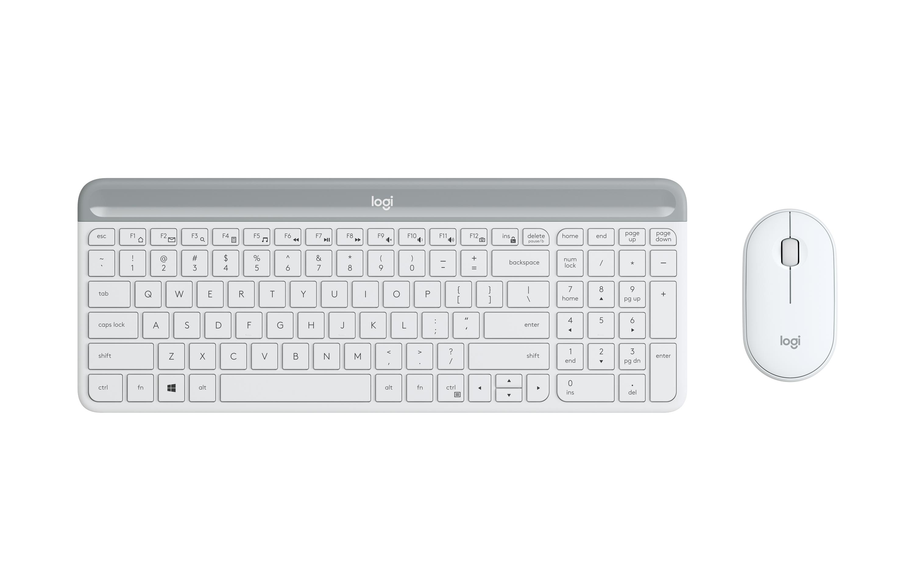 Logitech Tastatur-Maus-Set MK470 weiss (kabellos)