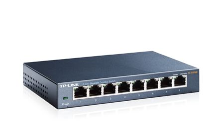 Netzwerk-Switch 8 Port 10/100/1000 (Gigabit), TP-Link TL-SG108