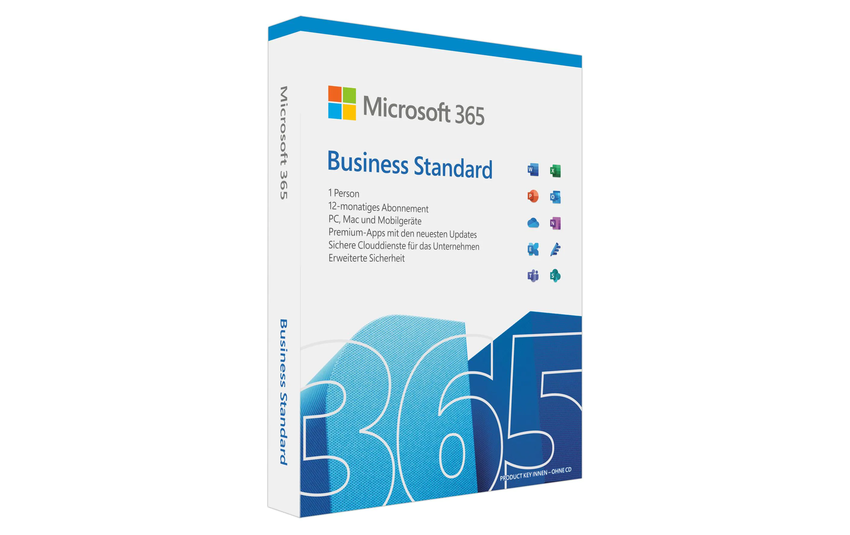 Microsoft 365 Business Standard, 1 Jahres-Lizenz, deutsch, ESD