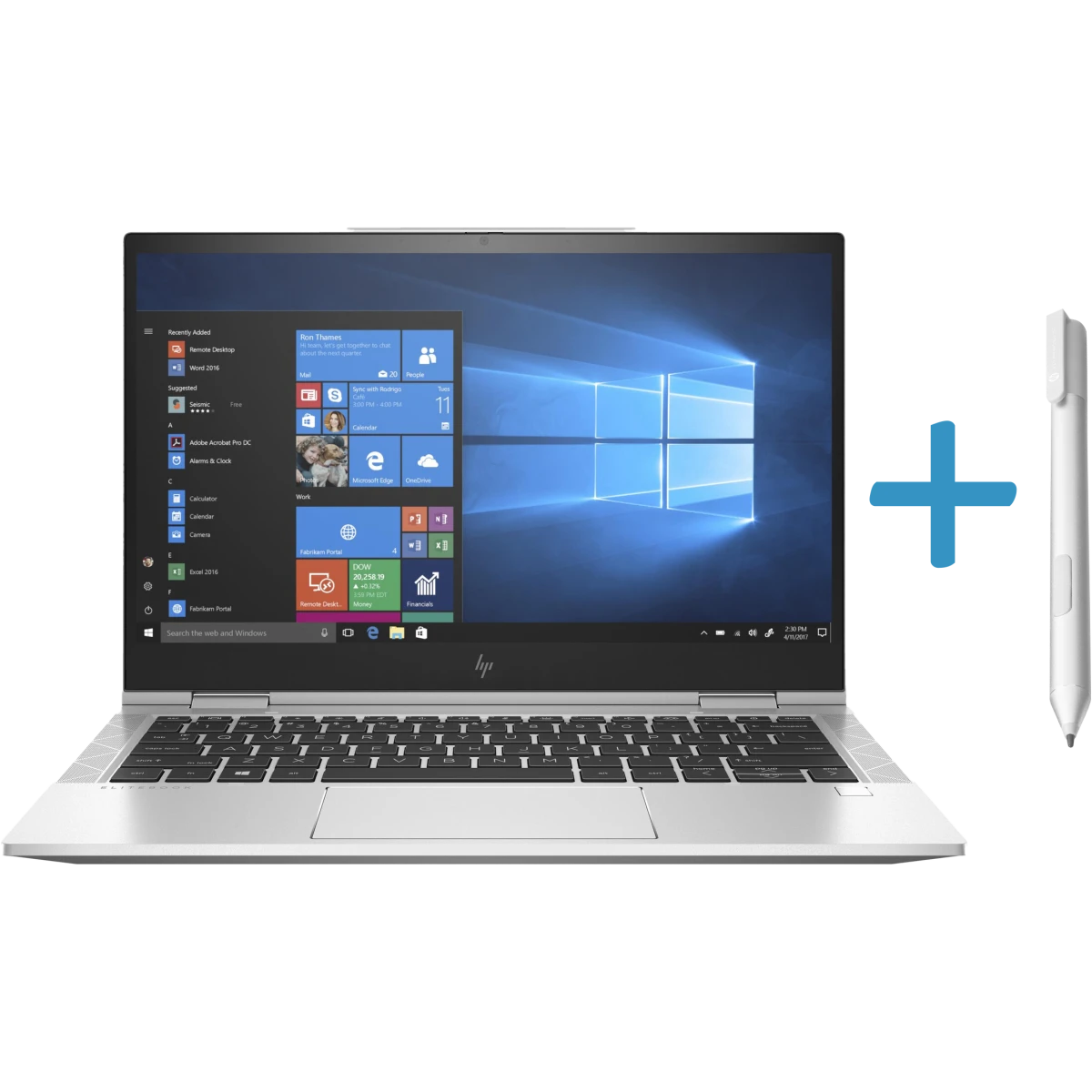 HP Elitebook x360 830 G5 Core i5-3.4 | 16 GB | 512 SSD | 13.3" Touch | Occasion