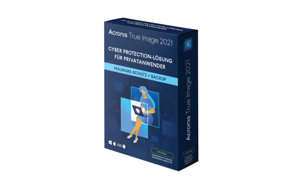 Acronis True Image Standard 2021, Lizenz für 3 PCs
