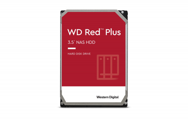 Harddisk S-ATA 8 TB Western Digital WD80EFZZ, WD Red Plus für NAS