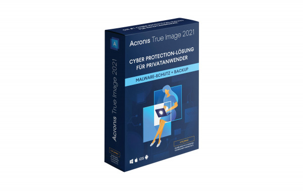 Acronis True Image Standard 2021, Lizenz für 5 PCs