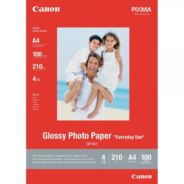 Fotopapier Canon GP-501, 100 Blatt, 210 g/m2, A4