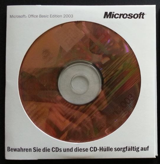 Microsoft Office 2003 Basic OEM deutsch - Occasion